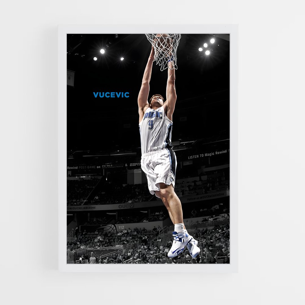Poster Nikola de vucevic – affiche Basketball (vue 3)